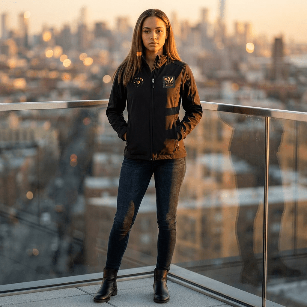 05 - Genesis AyiWe06 - Port Authority® Men's Core Soft Shell Jacket (Embroidery) by AyiWe F&S - AyiWé Fashion & Style