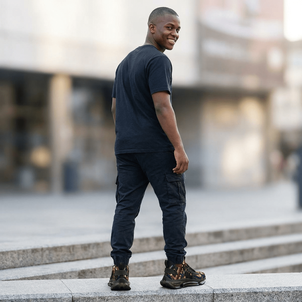 Ayiti18WC Goal06 - Mesh Sneakers by AyiWe F&S - AyiWé Fashion & Style