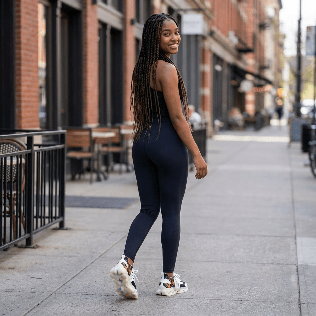 Ayiti18WC Goal06 - Mesh Sneakers by AyiWe F&S - AyiWé Fashion & Style