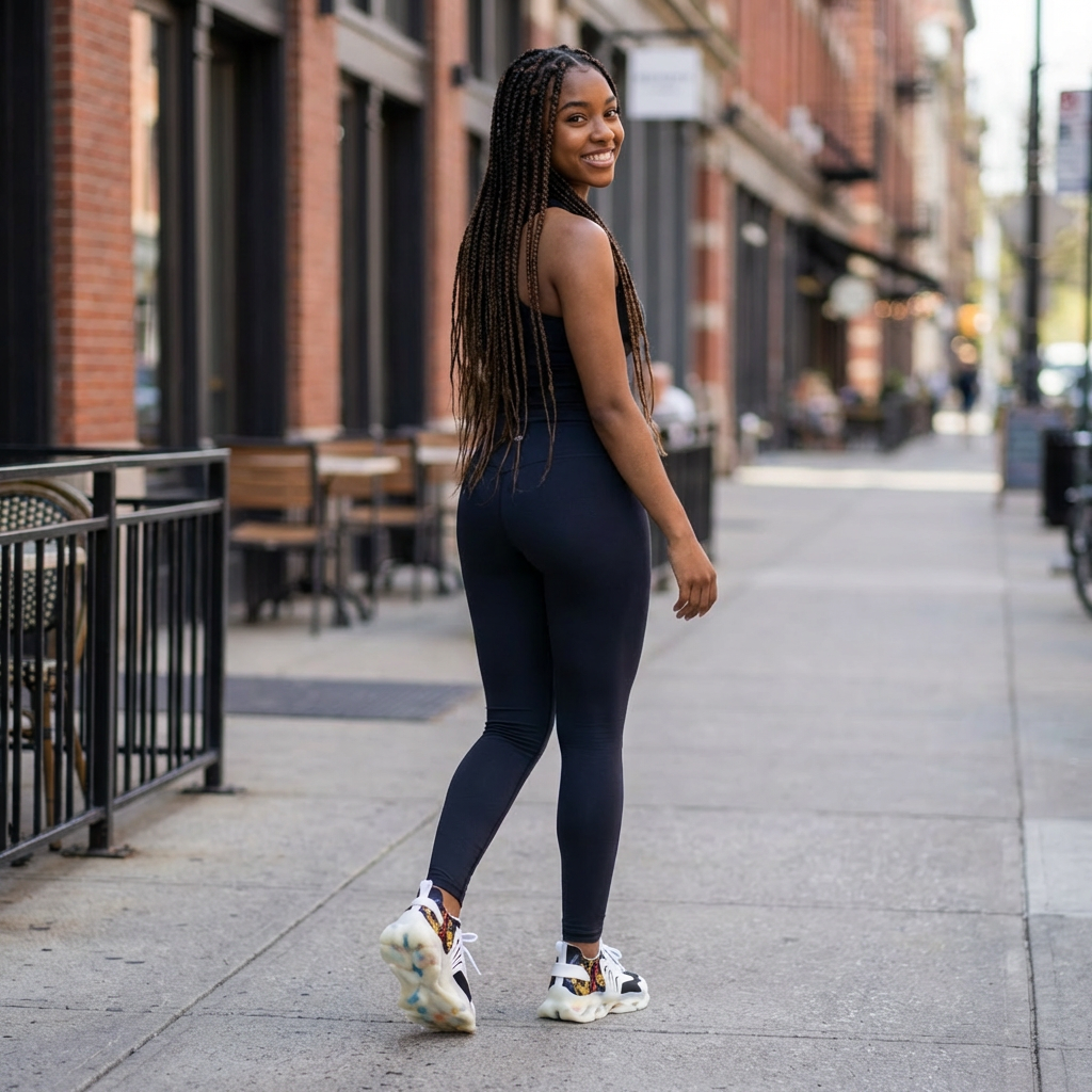 Ayiti18WC Goal06-Mesh Sneakers by AyiWe F&S