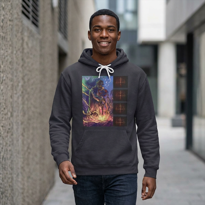 Ayi06 Unisex Lightweight Hooded Sweatshirt. Powered by AyiWe FS