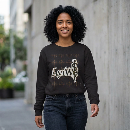 4Coins-Ayi Unisex Crew Neck Sweatshirt. Powered by AyiWe FS.