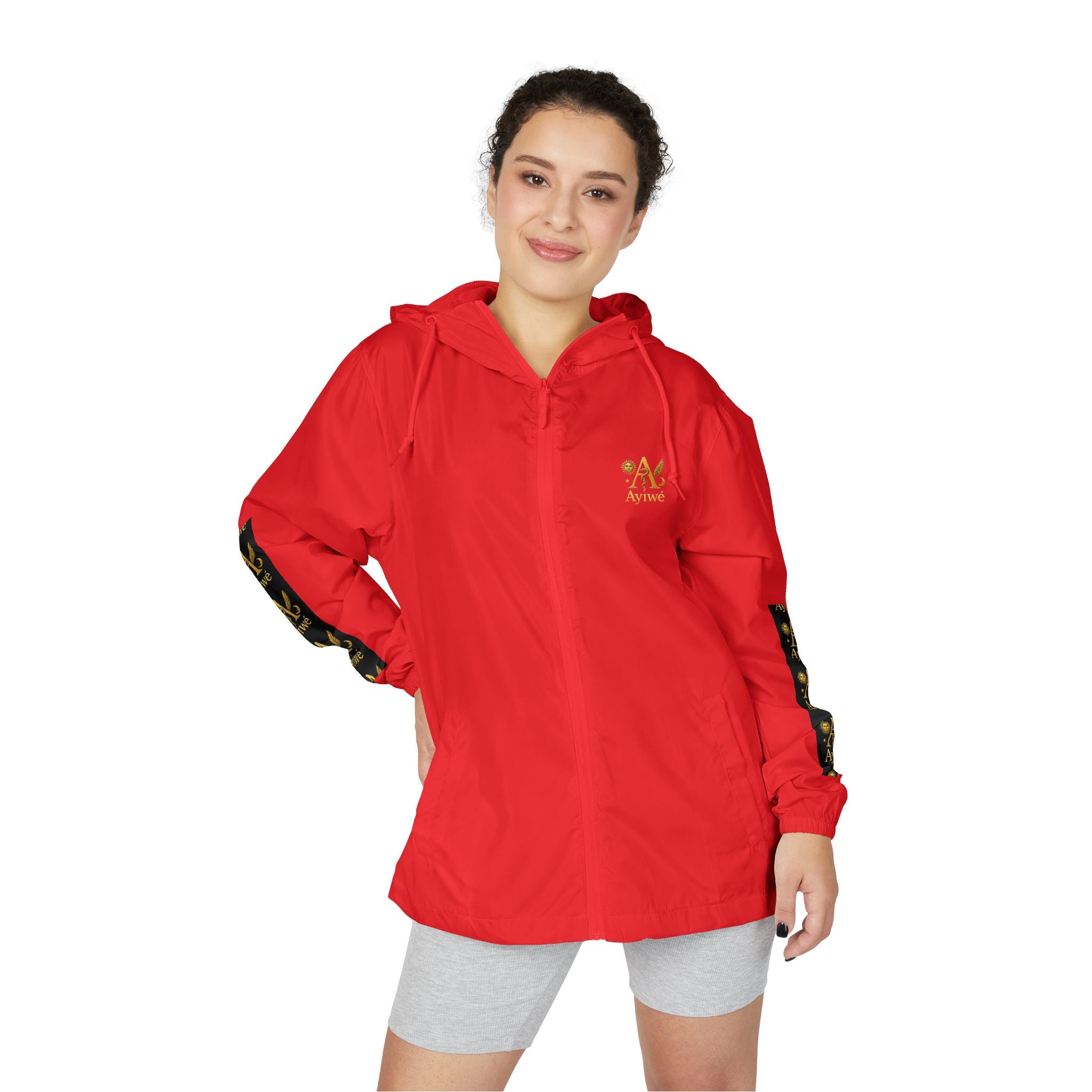 DA1- AyiWé Unisex Full-Zip Windbreaker Jacket
