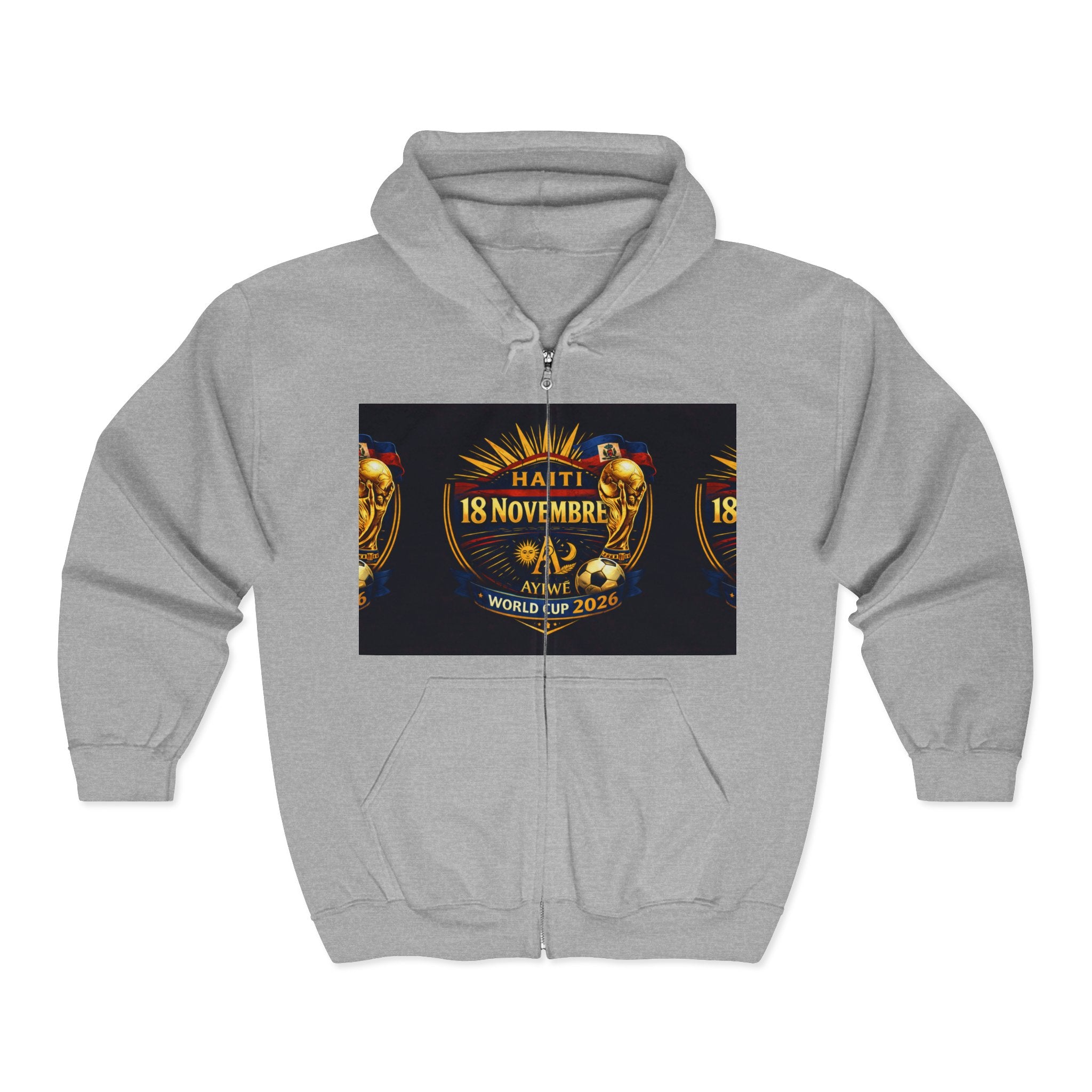 007-Champion-Unisex Heavy Blend™ Full Zip Hooded Sweatshirt