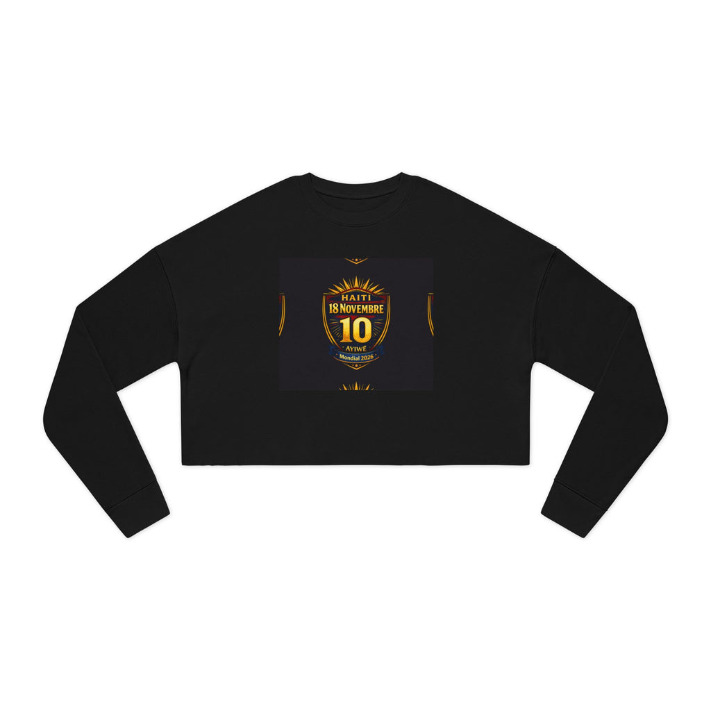 Ht1 - world Cup 2026 Women's Cropped Sweatshirt by AyiWe F&S - AyiWé Fashion & Style