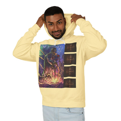 Ayi06 Unisex Lightweight Hooded Sweatshirt. Powered by AyiWe FS