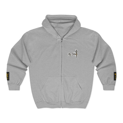 A1Cool - AyiWé Unisex Heavy Blend™ Full Zip Hooded Sweatshirt - AyiWé Fashion & Style