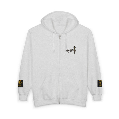A1Cool - AyiWé Unisex Heavy Blend™ Full Zip Hooded Sweatshirt - AyiWé Fashion & Style