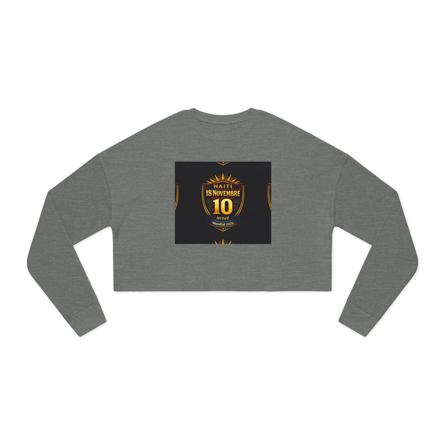 Ht1 - world Cup 2026 Women's Cropped Sweatshirt by AyiWe F&S - AyiWé Fashion & Style