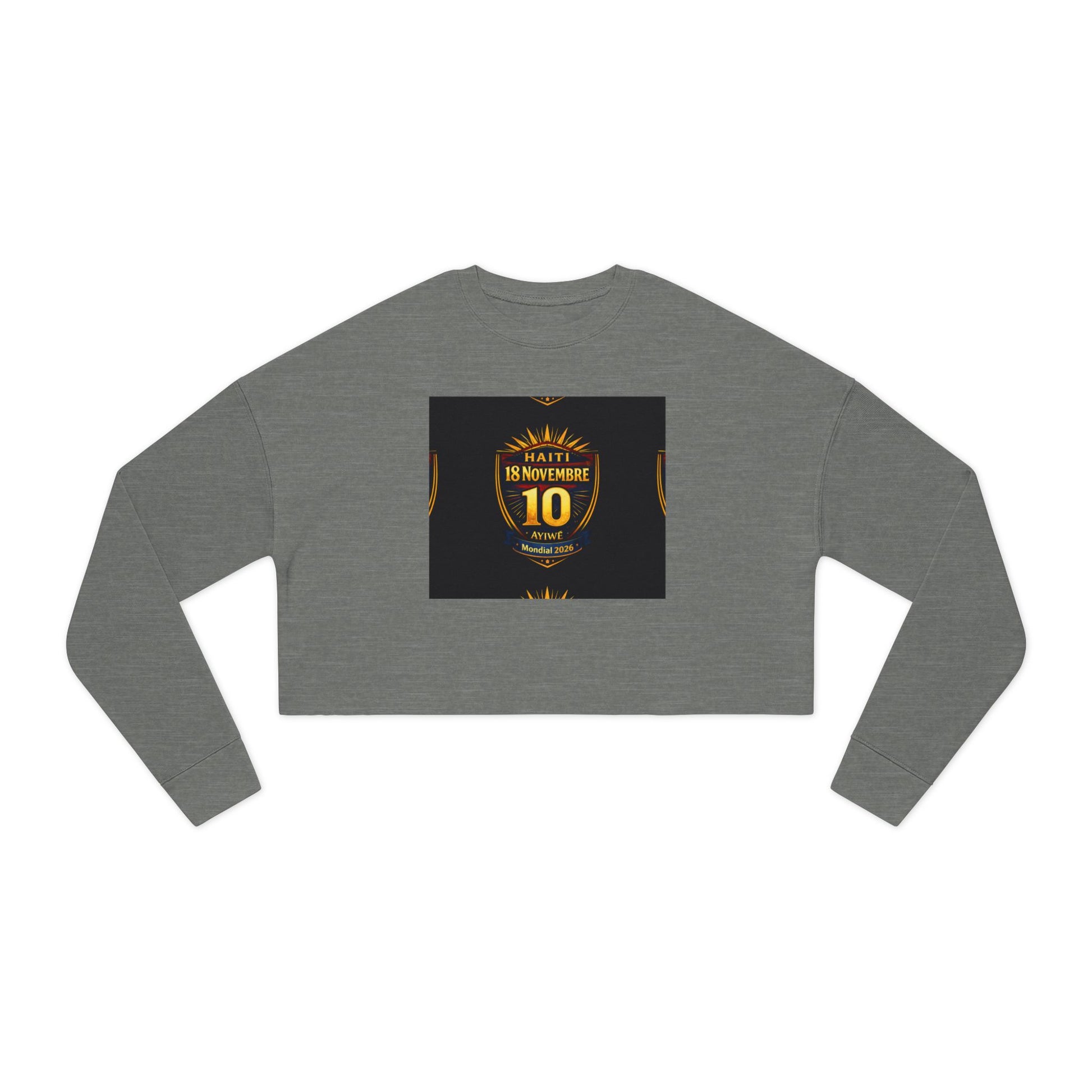Ht1 - world Cup 2026 Women's Cropped Sweatshirt by AyiWe F&S - AyiWé Fashion & Style