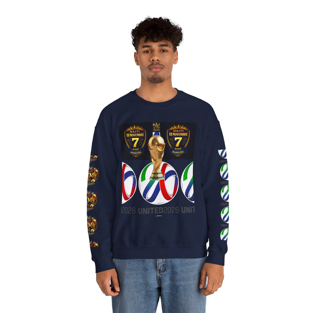 18WC2026 Yon-Nasyon1 Unisex Heavy Blend™ Crewneck Sweatshirt. Powered by AyiWe F&S