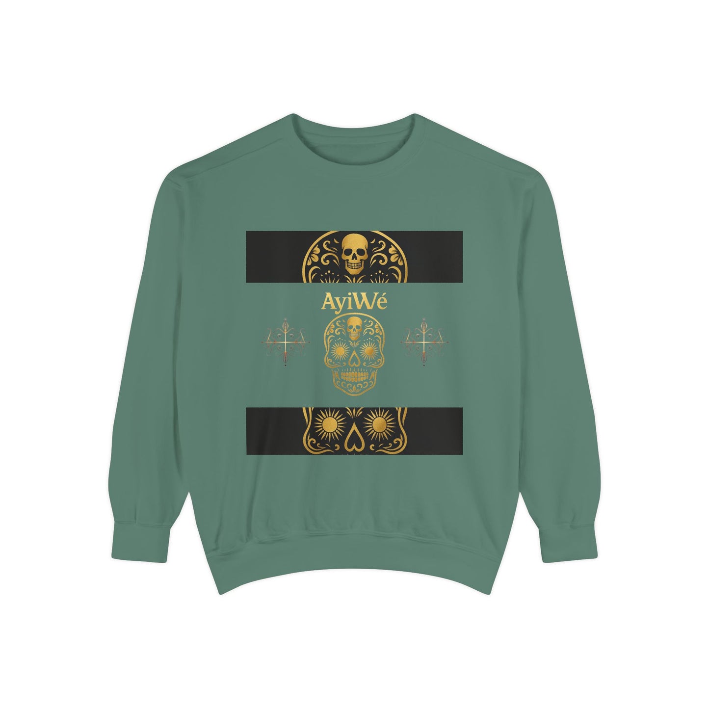 4K-Ayi Unisex Garment-Dyed Sweatshirt. Powered by AyiWe FS