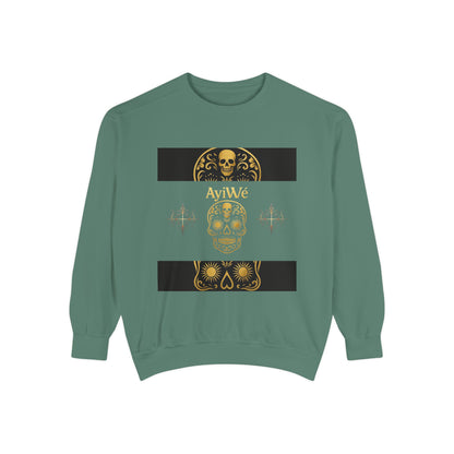 4K-Ayi Unisex Garment-Dyed Sweatshirt. Powered by AyiWe FS