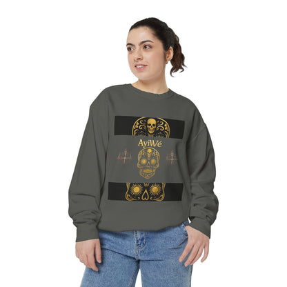 4K-Ayi Unisex Garment-Dyed Sweatshirt. Powered by AyiWe FS