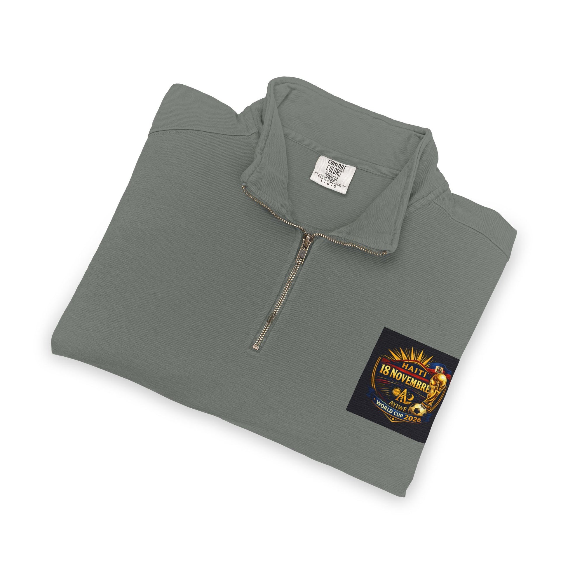 Ht - 18N. 2026 WC Unisex Adult Quarter - Zip Sweatshirt by AyiWe F&S - AyiWé Fashion & Style