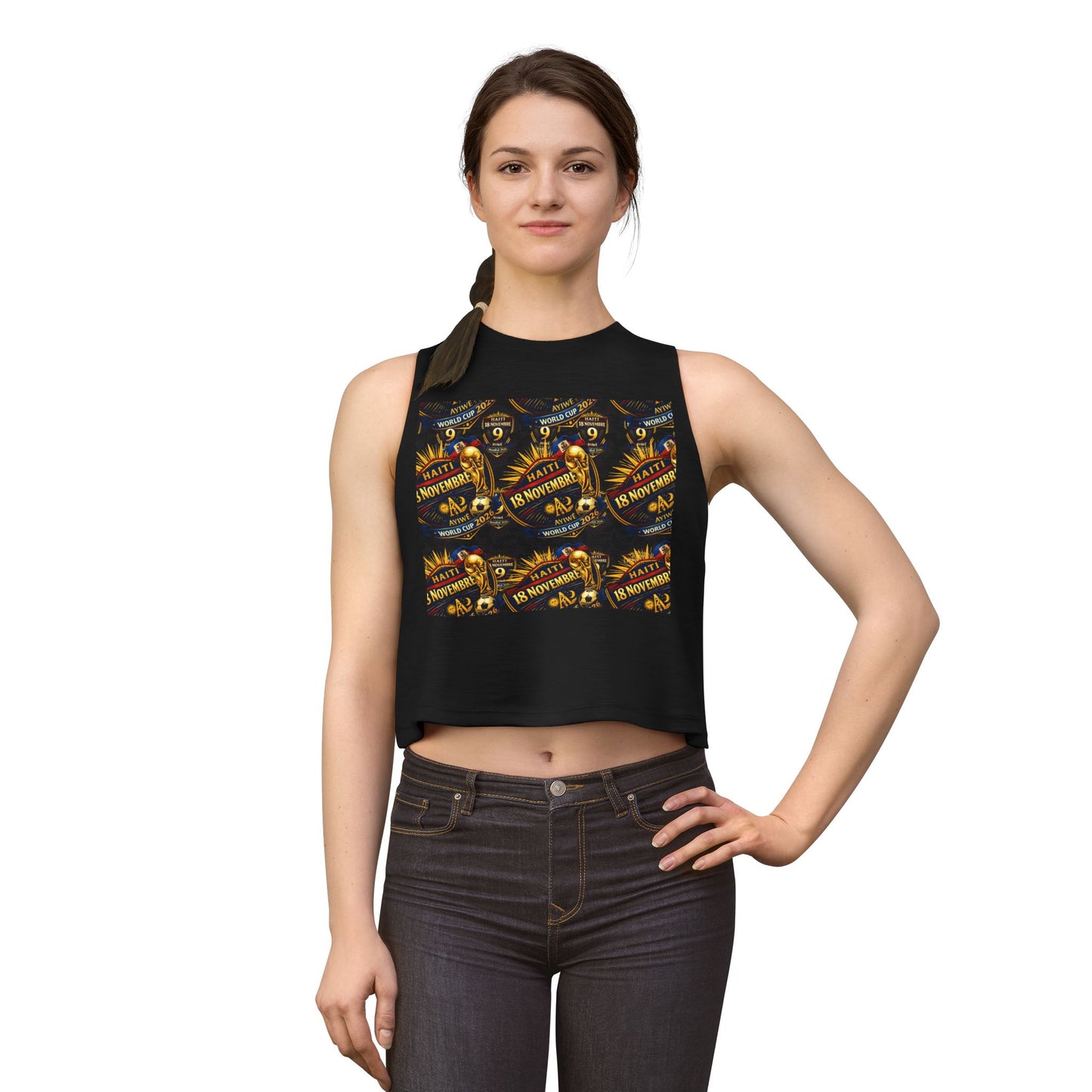 )9WC - Marabou Women's Crop Top by AyiWe F&S - AyiWé Fashion & Style