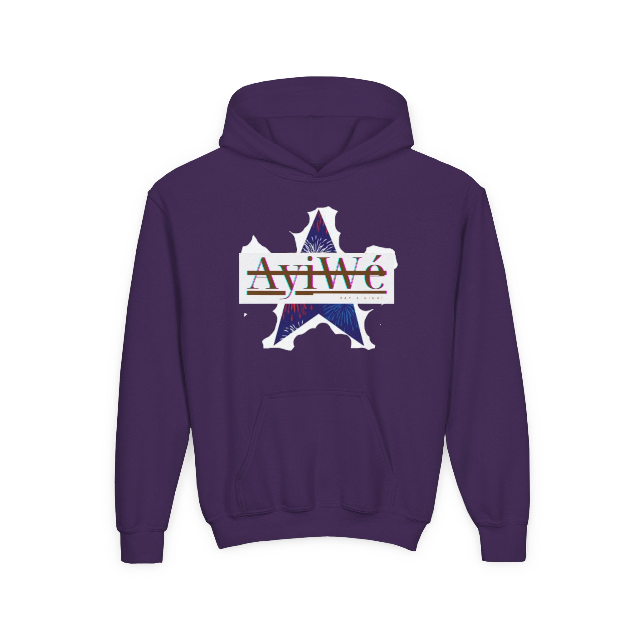 AyiWé Young-1 Youth Heavy Blend Hooded Sweatshirt