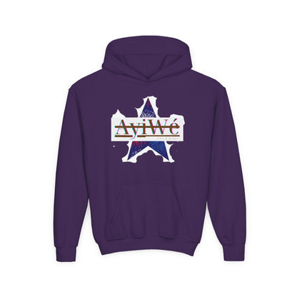 AyiWé Young - 1 Youth Heavy Blend Hooded Sweatshirt - AyiWé Fashion & Style
