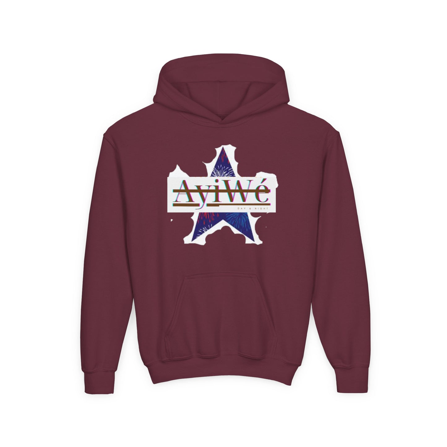 AyiWé Young - 1 Youth Heavy Blend Hooded Sweatshirt - AyiWé Fashion & Style