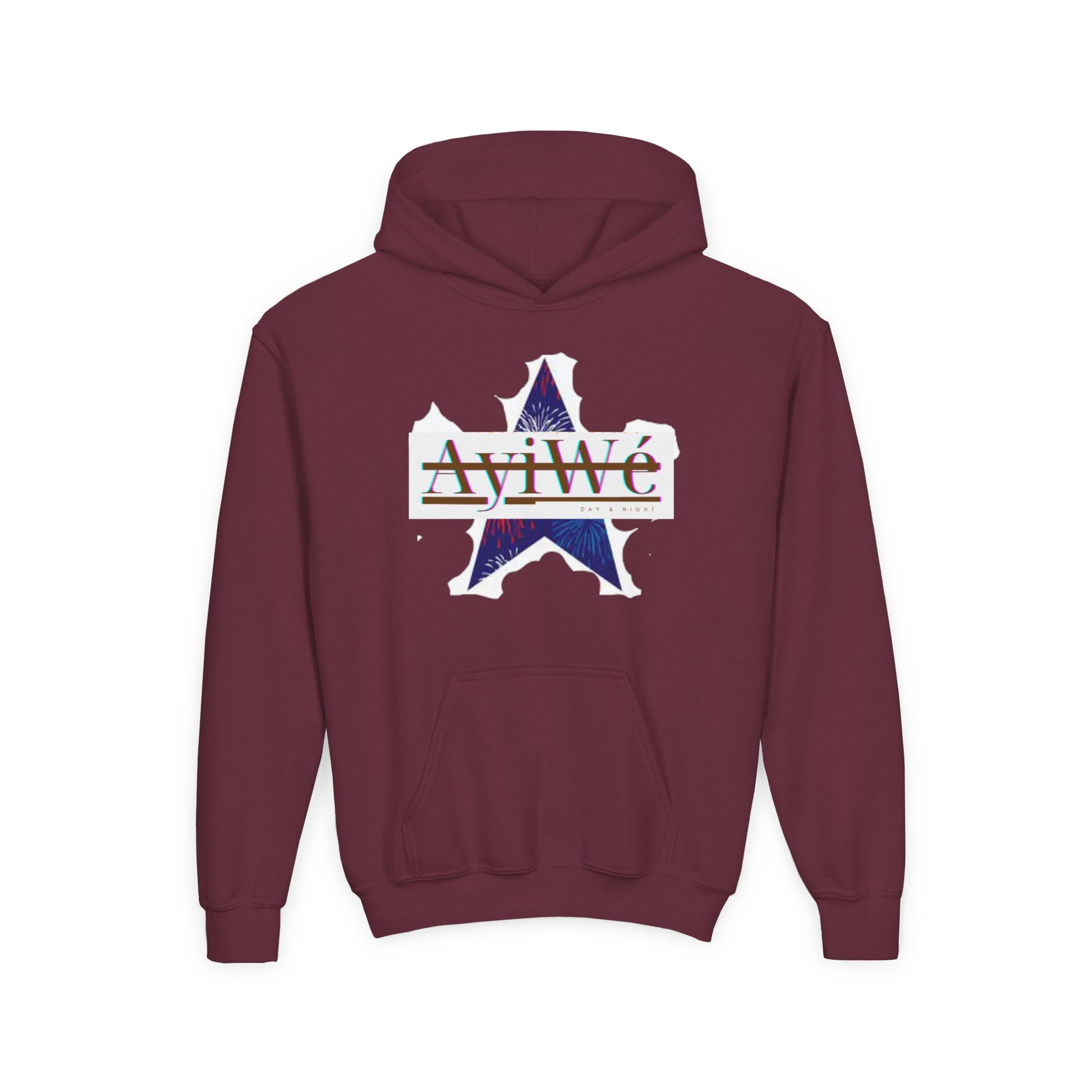 AyiWé Young - 1 Youth Heavy Blend Hooded Sweatshirt - AyiWé Fashion & Style