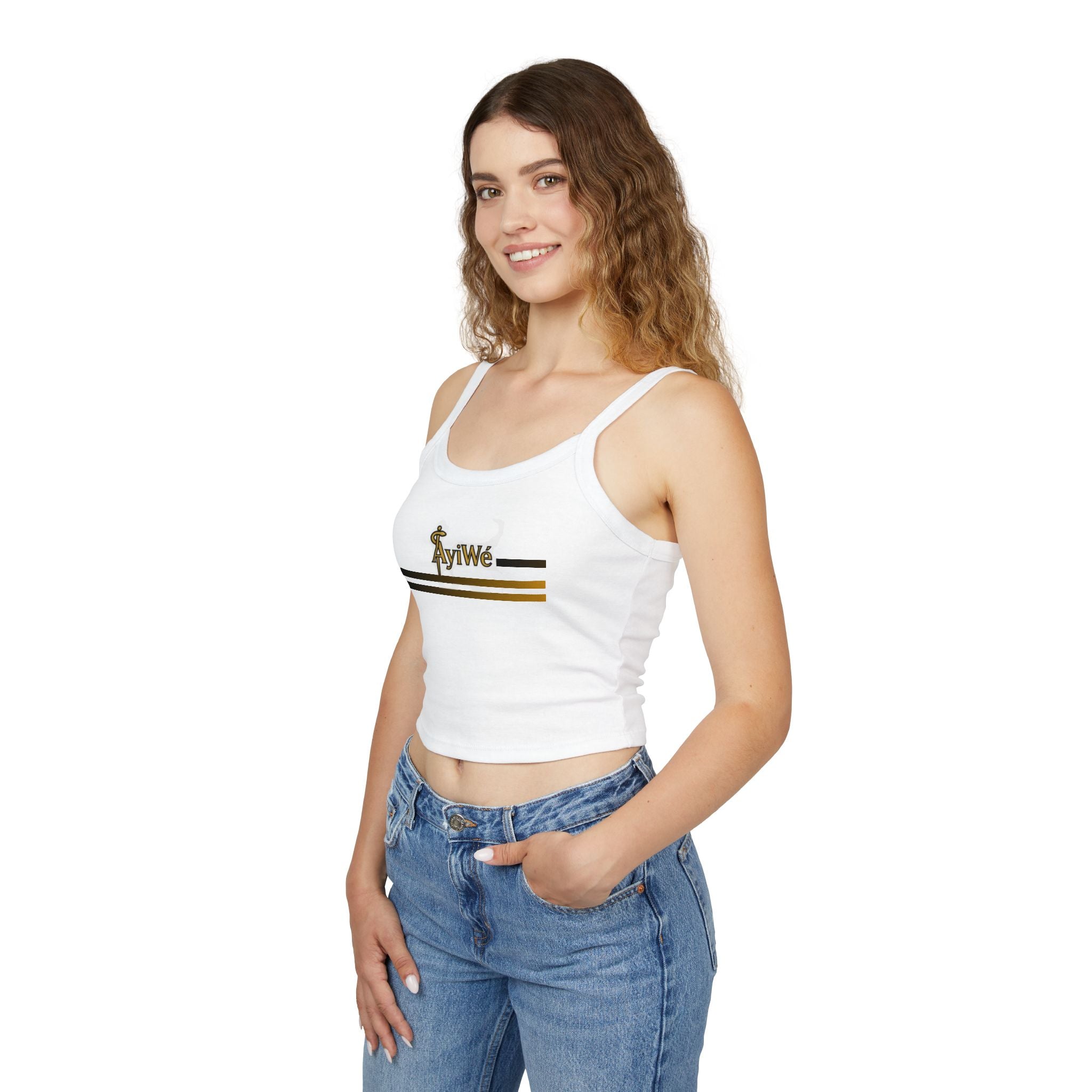 1-EztraLatina AyiWé Women's Spaghetti Strap Tank Top