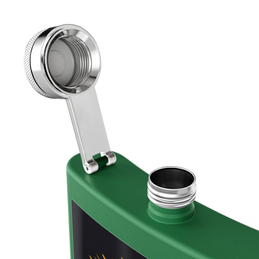 H - 18Nov/World Cup 2026 Stainless Steel Flask, 6oz, by AyiWe F&S - AyiWé Fashion & Style