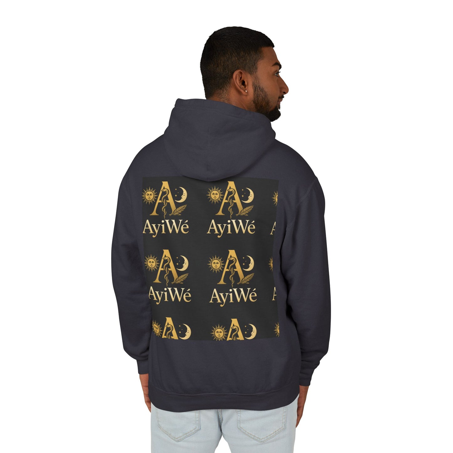 Ayi06 Unisex Lightweight Hooded Sweatshirt. Powered by AyiWe FS