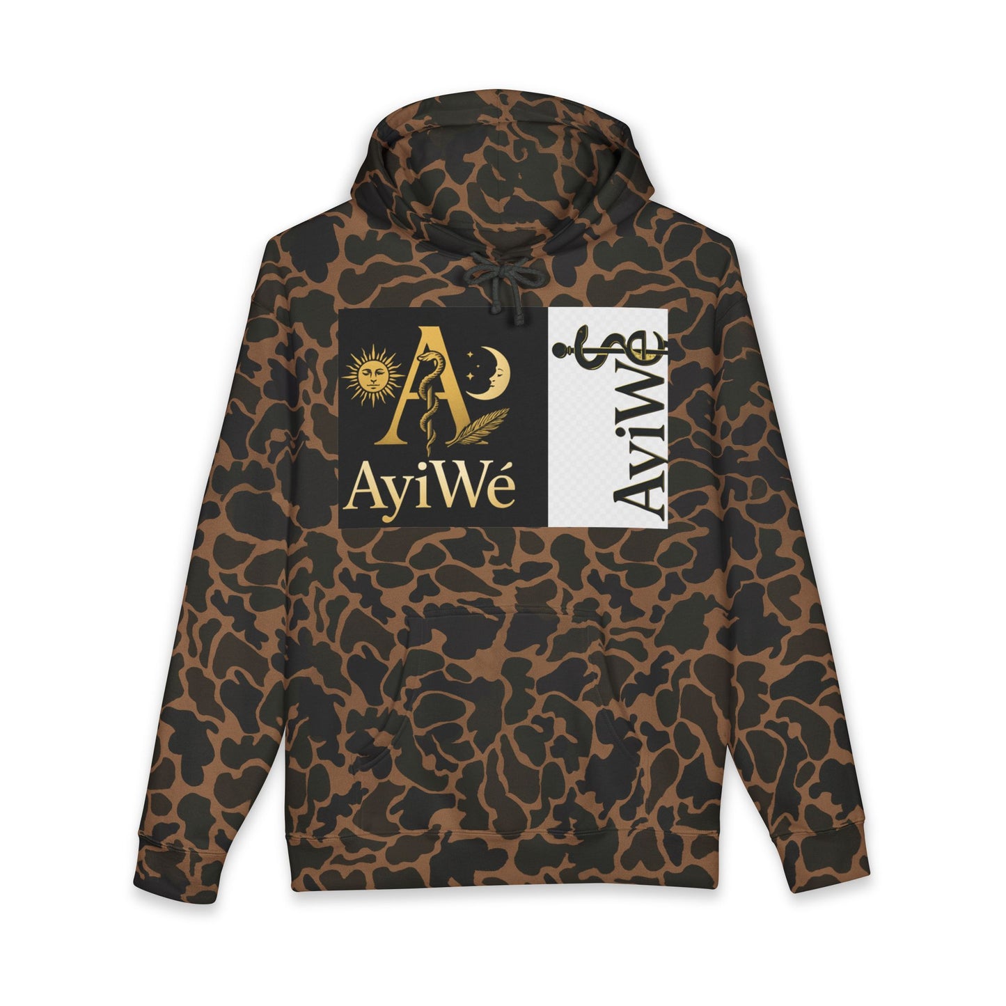 Daywood03-Ayi Unisex Heavyweight Hooded Sweatshirt. Powered by AyiWe F&S