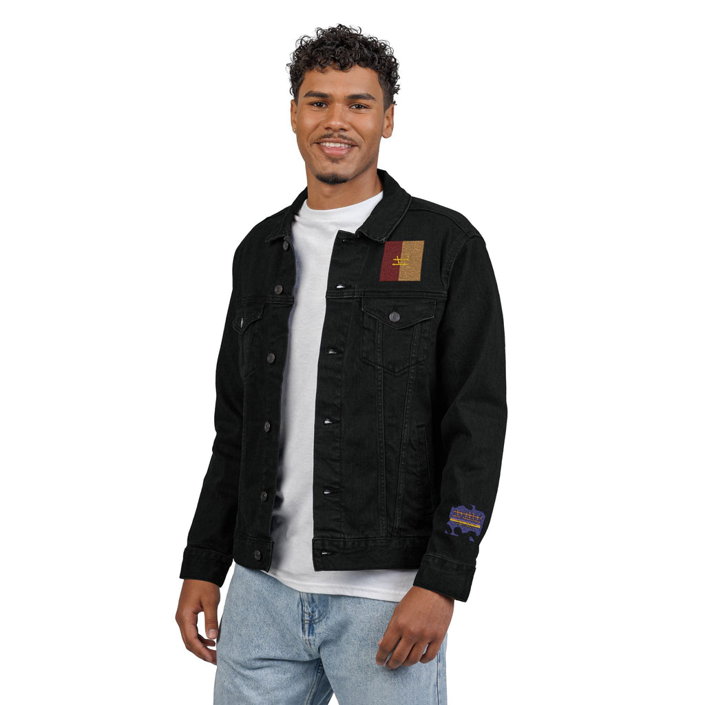 Fibonacci-AyiWeF Unisex Denim Jacket (Embroidery)
