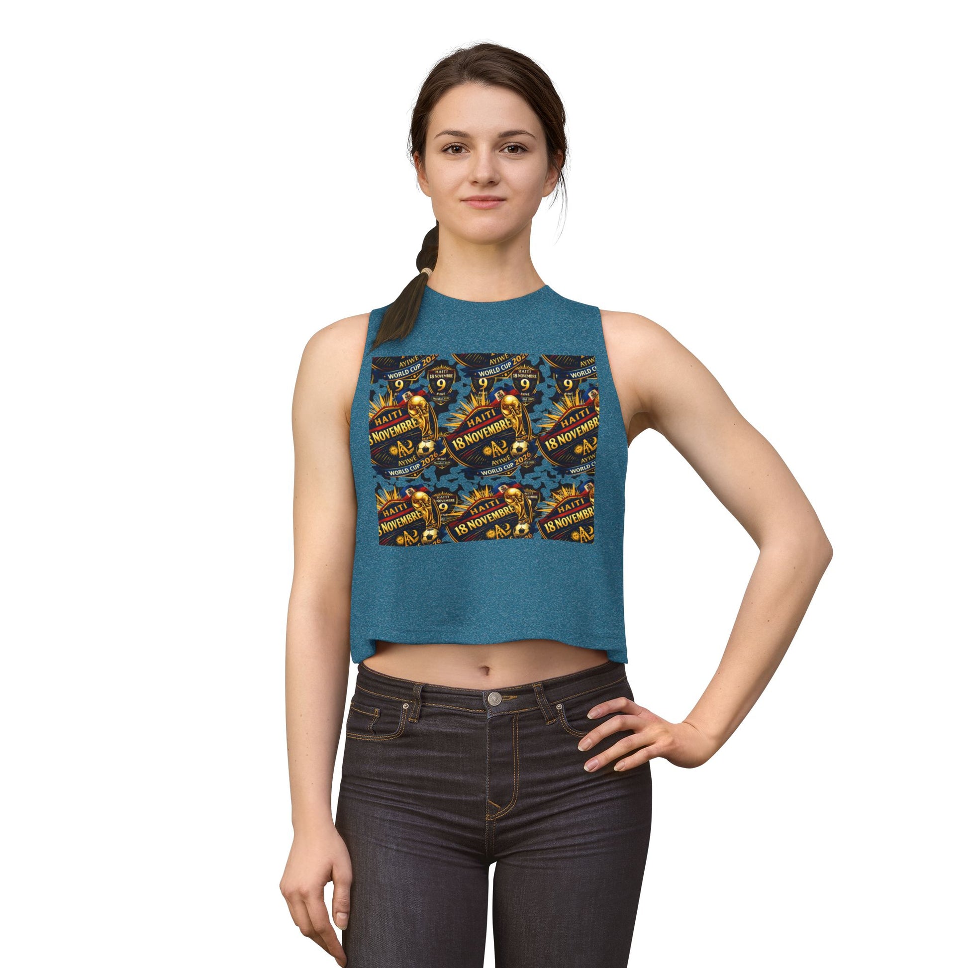 )9WC - Marabou Women's Crop Top by AyiWe F&S - AyiWé Fashion & Style