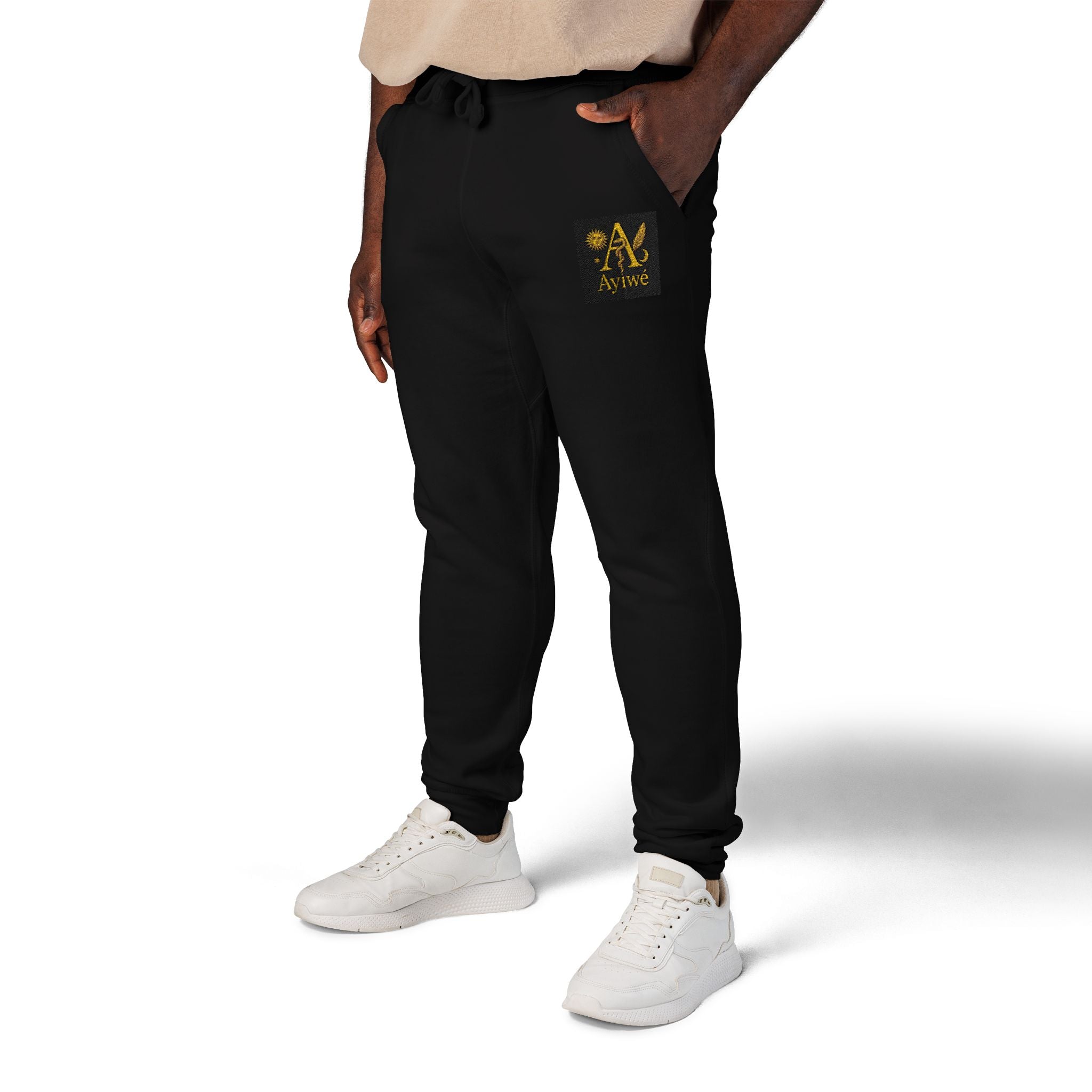 B-One AyiWé Unisex Fleece Sweatpants (Embroidery)