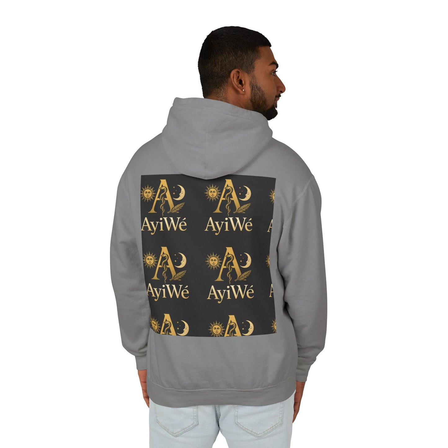 Ayi06 Unisex Lightweight Hooded Sweatshirt. Powered by AyiWe FS