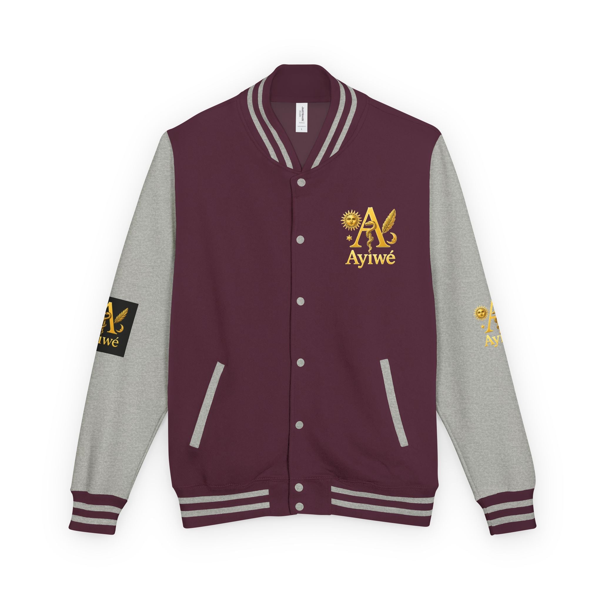 1-A High DegreAyiWé Unisex Heavyweight Letterman Jacket
