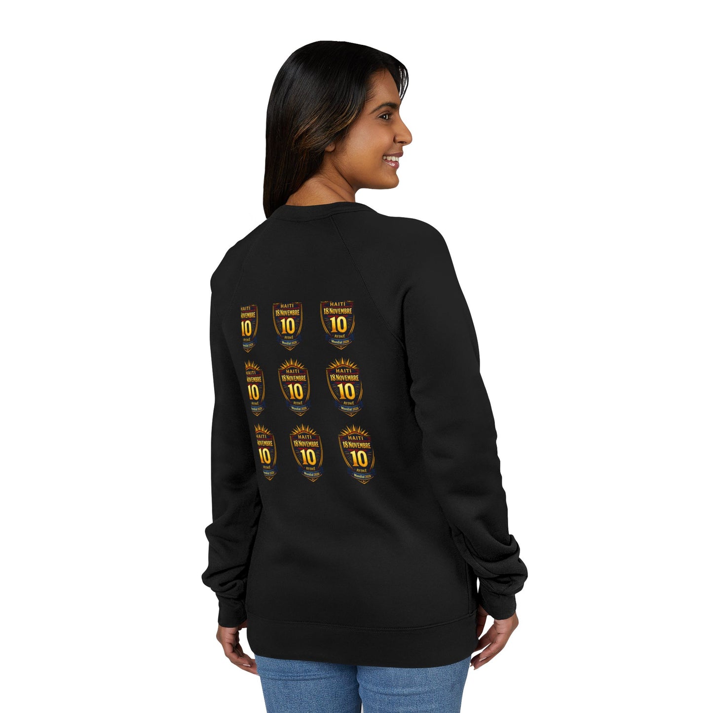 ht - Champion 2026 Unisex Sponge Fleece Raglan Sweatshirt by AyiWe F&S - AyiWé Fashion & Style