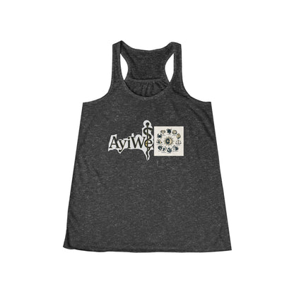 Belle - Latina, AyiWé Women's Flowy Racerback Tank - AyiWé Fashion & Style