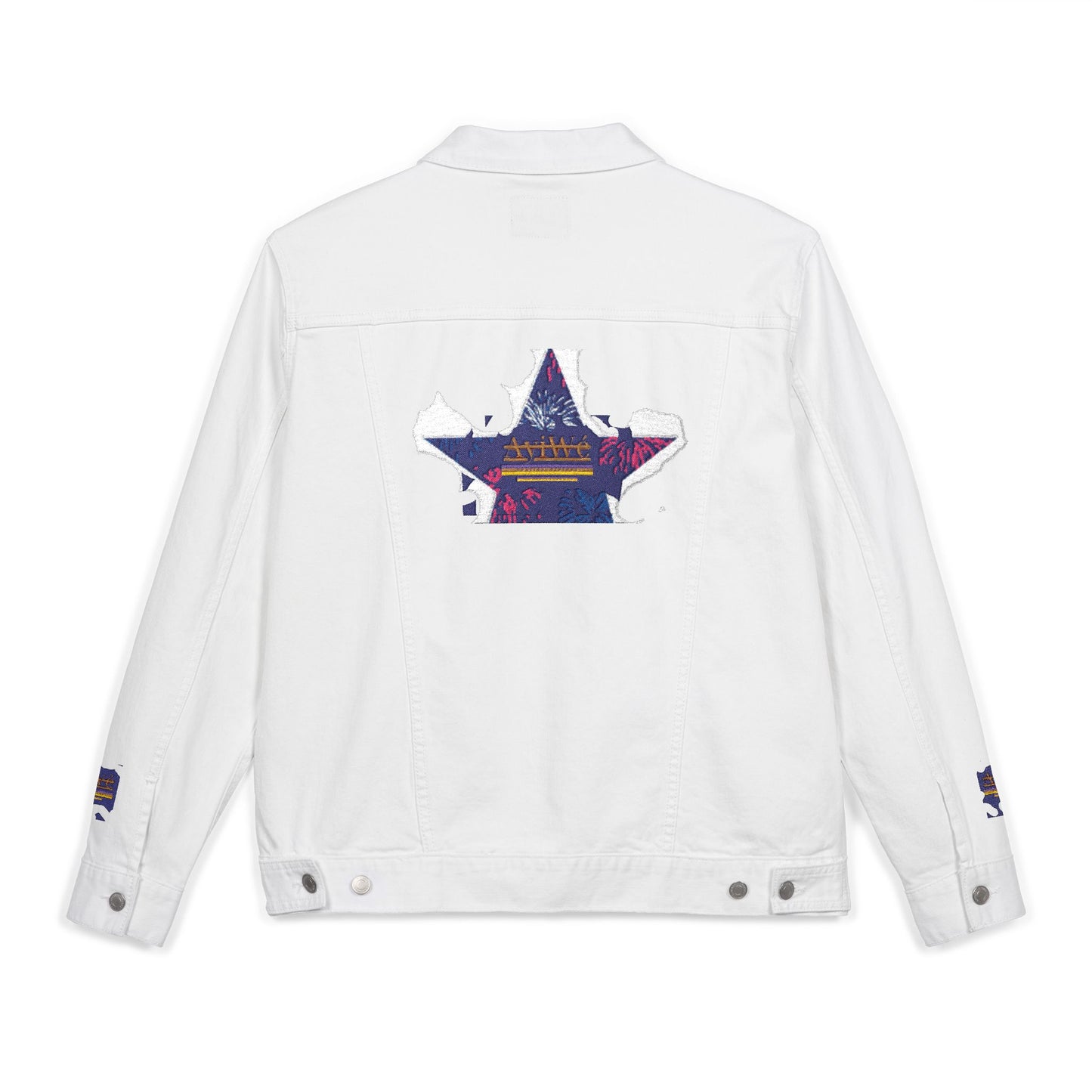 Fibonacci - AyiWeF Unisex Denim Jacket (Embroidery) - AyiWé Fashion & Style