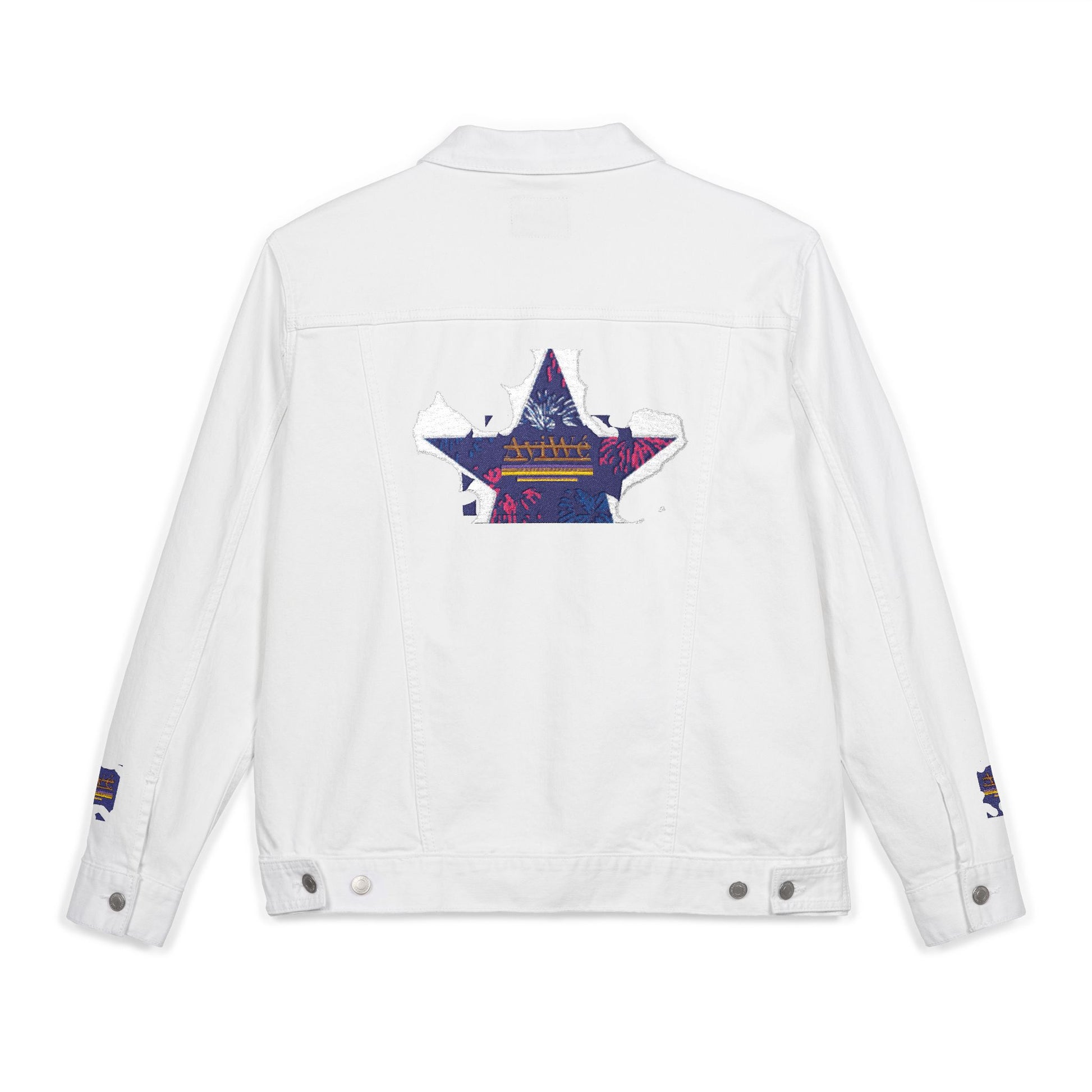 Fibonacci - AyiWeF Unisex Denim Jacket (Embroidery) - AyiWé Fashion & Style