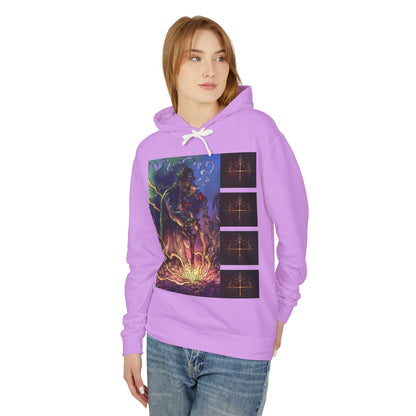Ayi06 Unisex Lightweight Hooded Sweatshirt. Powered by AyiWe FS