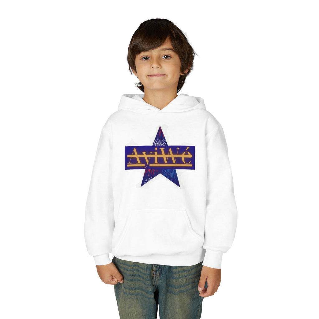 AyiWé Young-1 Youth Heavy Blend Hooded Sweatshirt
