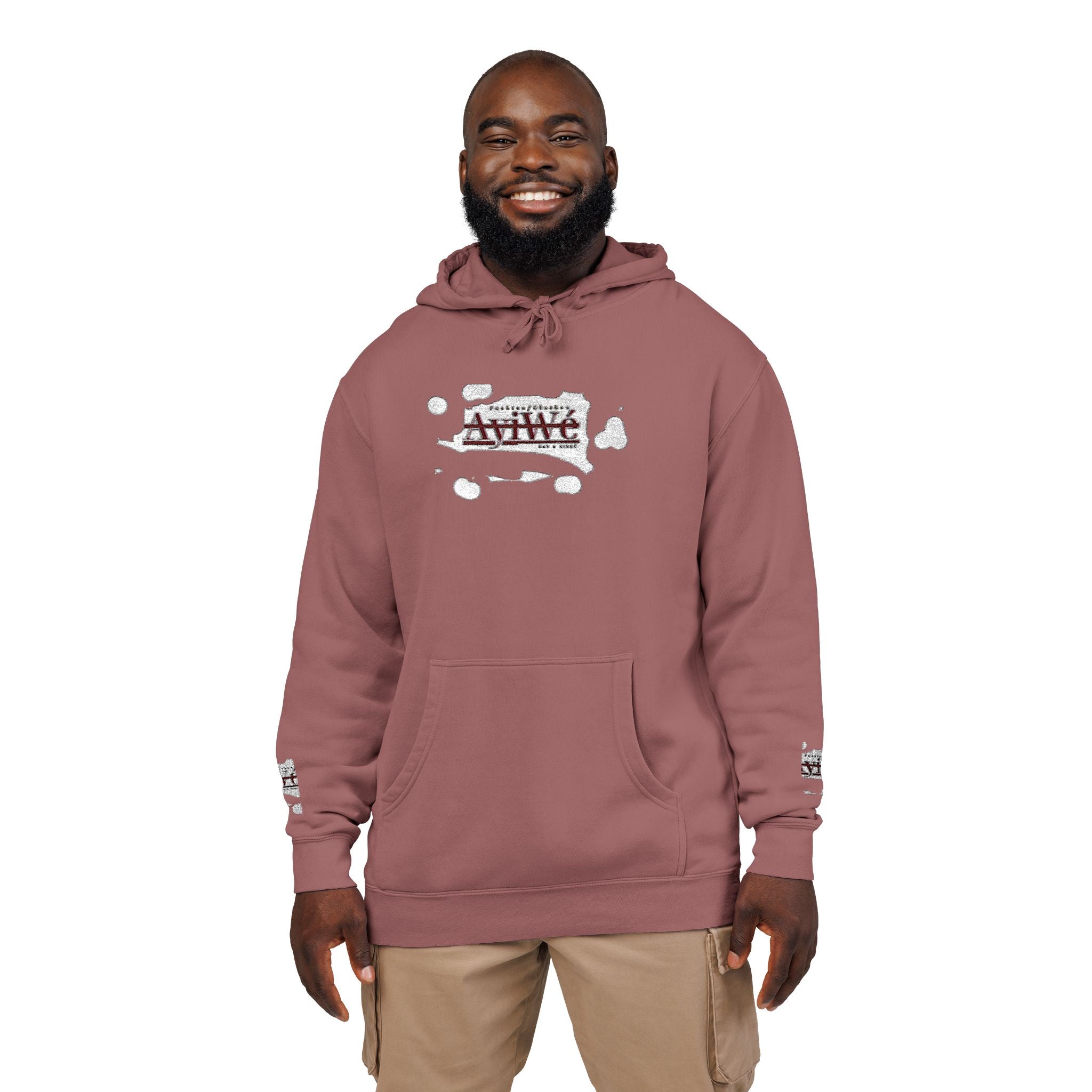 AyiWe A1 Unisex Pigment-Dyed Hoodie (Embroidery)