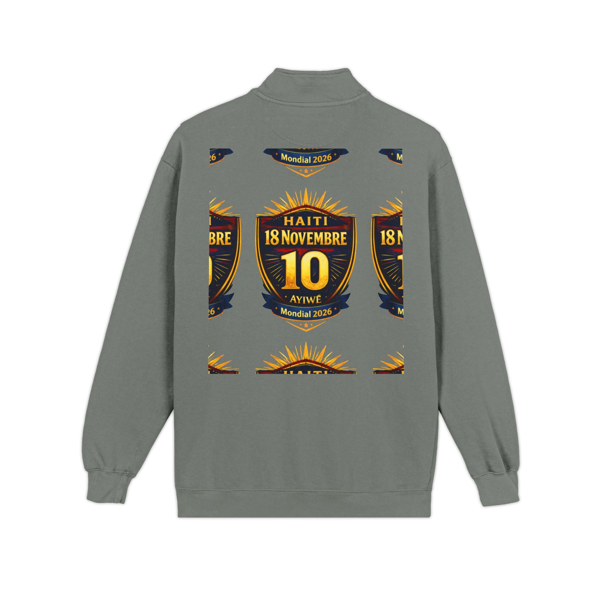 Ht - 18N. 2026 WC Unisex Adult Quarter - Zip Sweatshirt by AyiWe F&S - AyiWé Fashion & Style