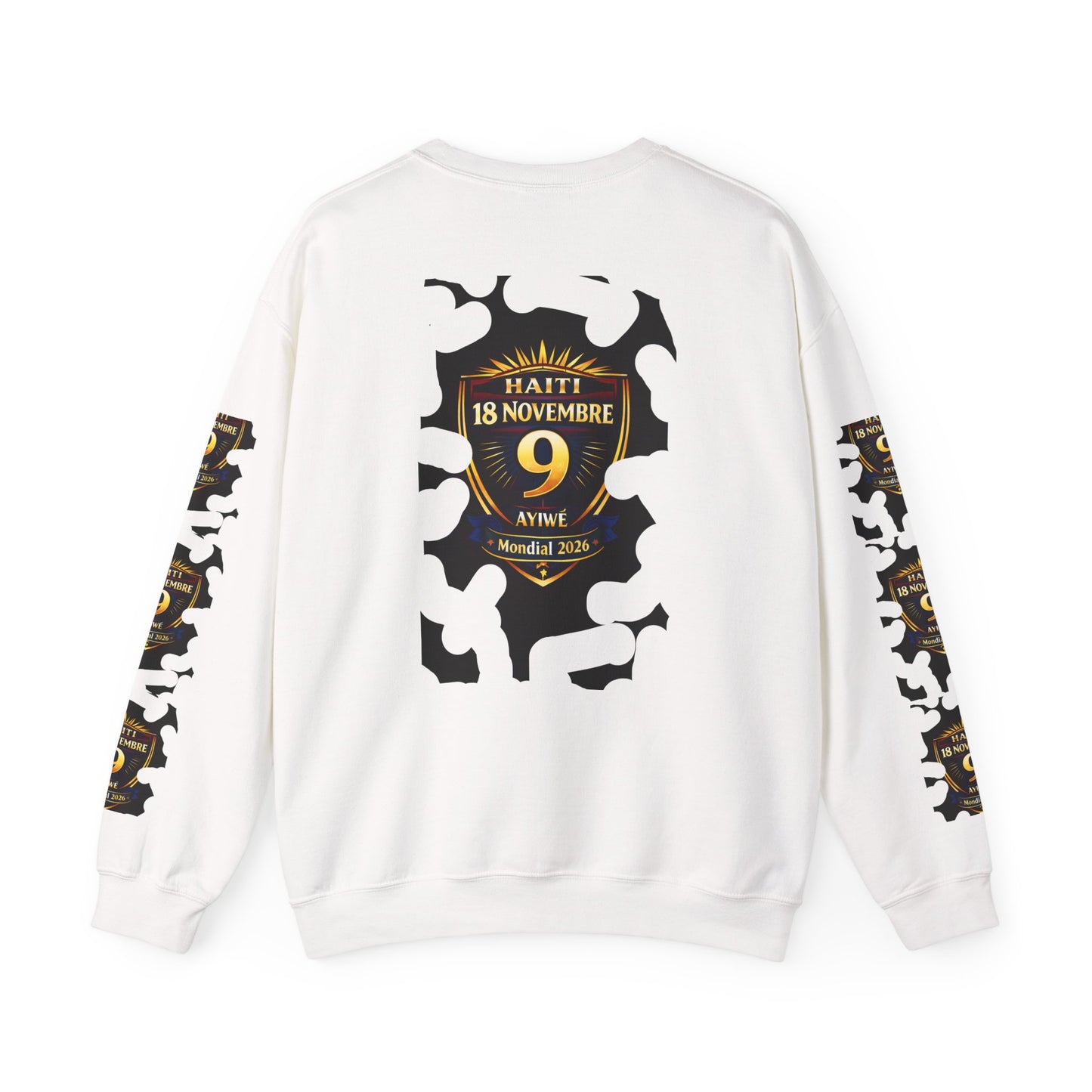 Ayiti18WC - Goal1 Unisex Heavy Blend™ Crewneck Sweatshirt by AyiWe F&S - AyiWé Fashion & Style