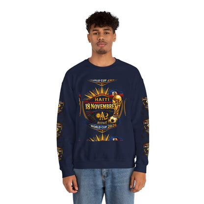 Ayiti18WC - Goal1 Unisex Heavy Blend™ Crewneck Sweatshirt by AyiWe F&S - AyiWé Fashion & Style