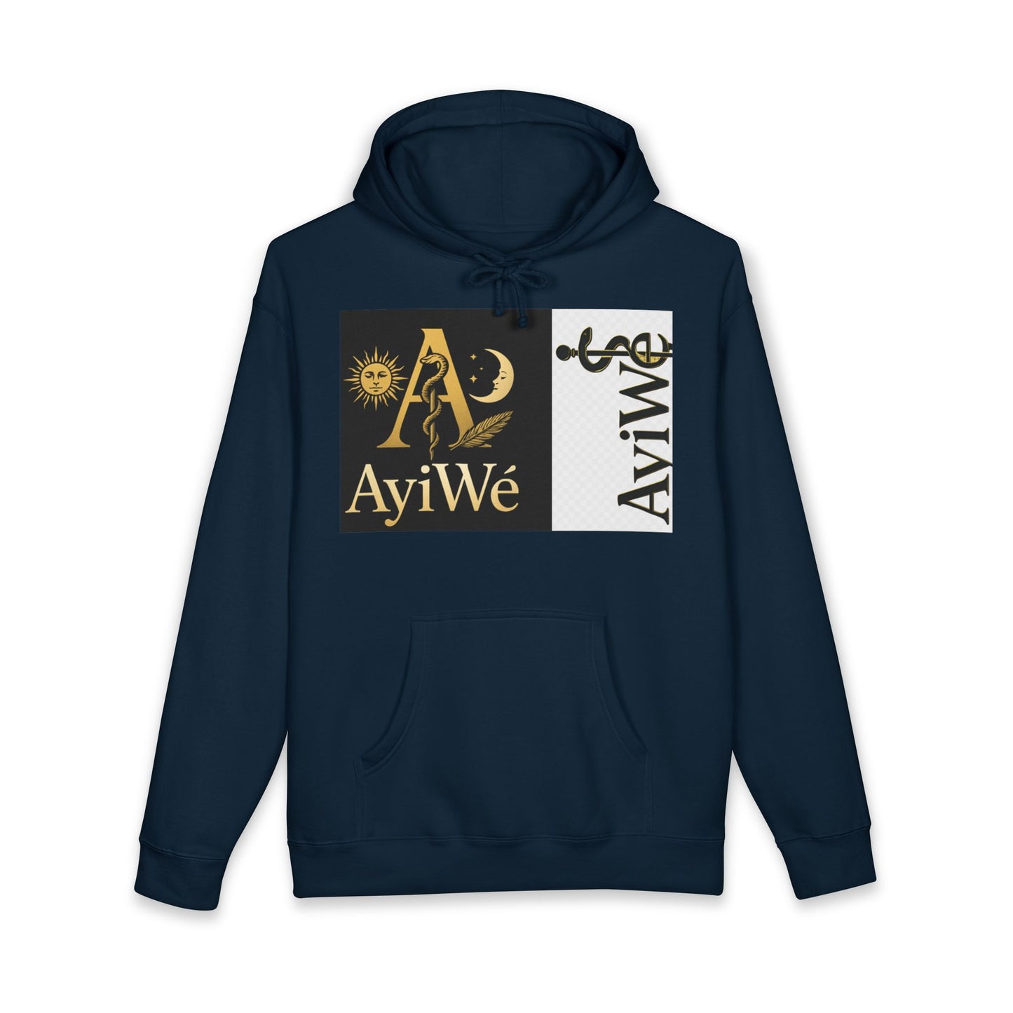 Daywood03-Ayi Unisex Heavyweight Hooded Sweatshirt. Powered by AyiWe F&S