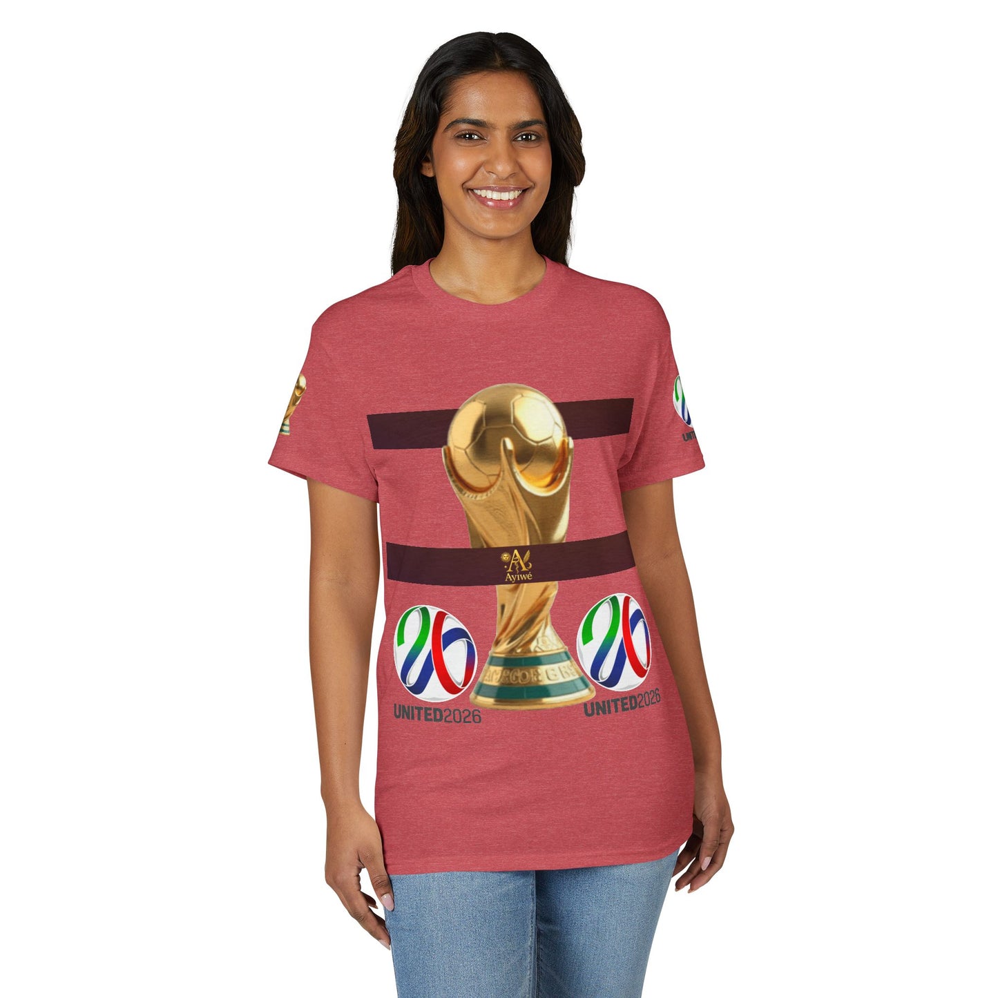 Unity03-Ayi Unisex DryBlend® T-Shirt. Powered by AyiWe F&S