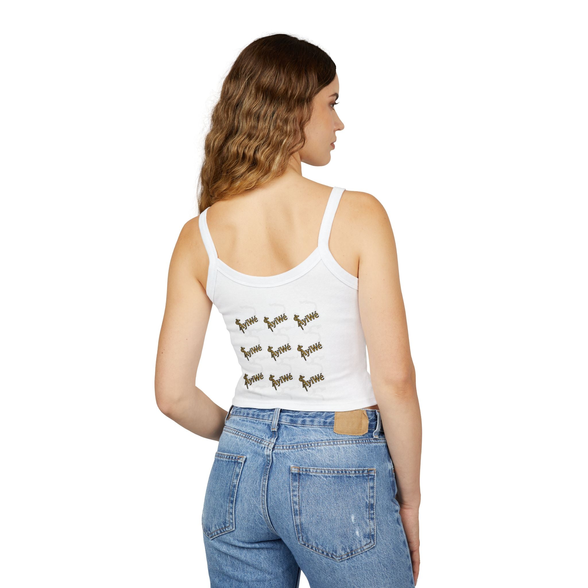 1-EztraLatina AyiWé Women's Spaghetti Strap Tank Top