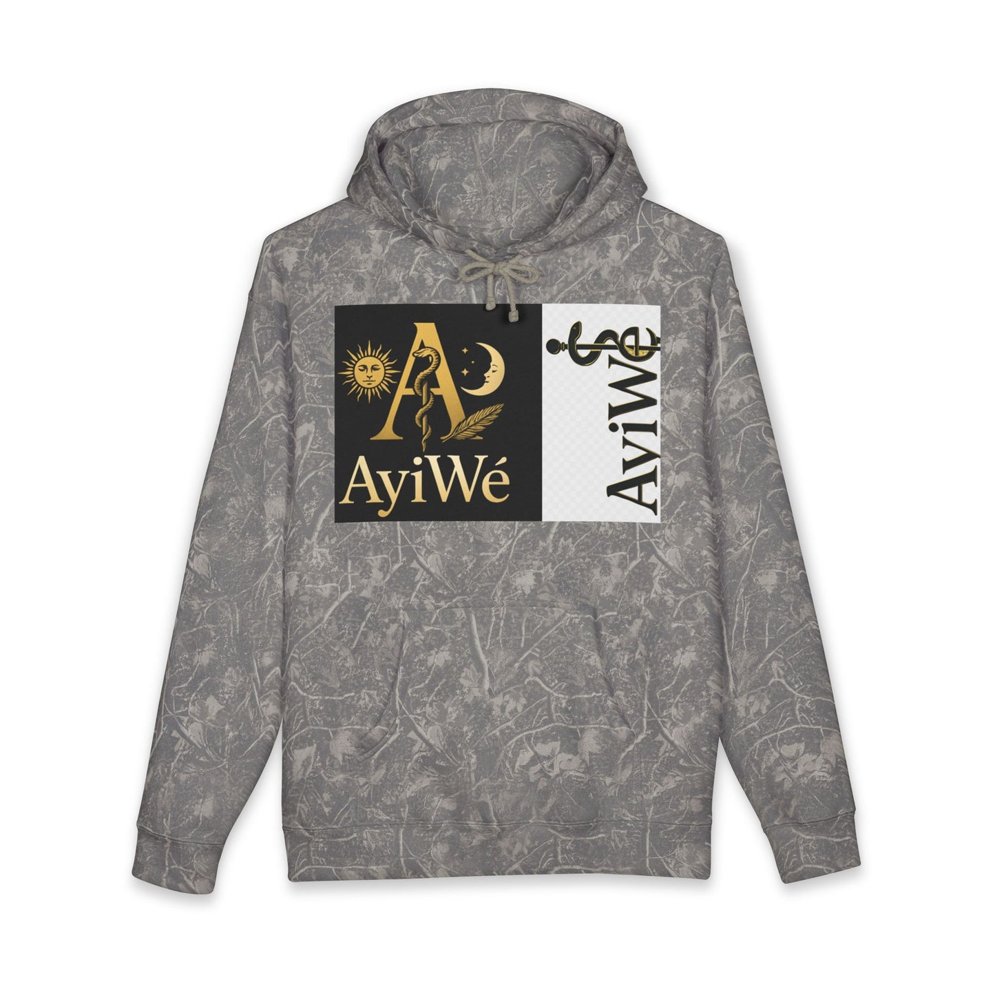 Daywood03-Ayi Unisex Heavyweight Hooded Sweatshirt. Powered by AyiWe F&S
