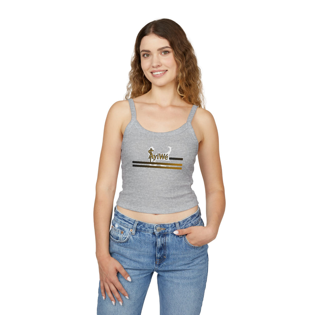 1-EztraLatina AyiWé Women's Spaghetti Strap Tank Top