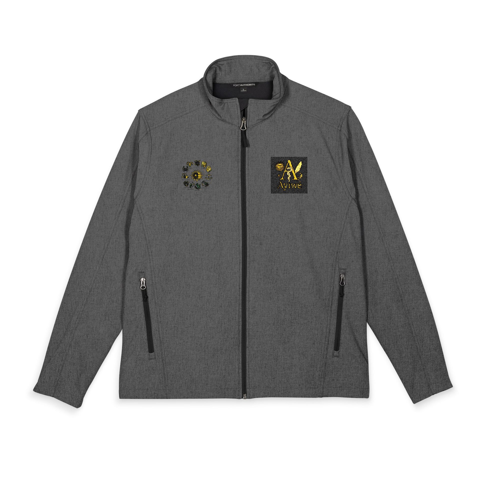 05 - Genesis AyiWe06 - Port Authority® Men's Core Soft Shell Jacket (Embroidery) by AyiWe F&S - AyiWé Fashion & Style