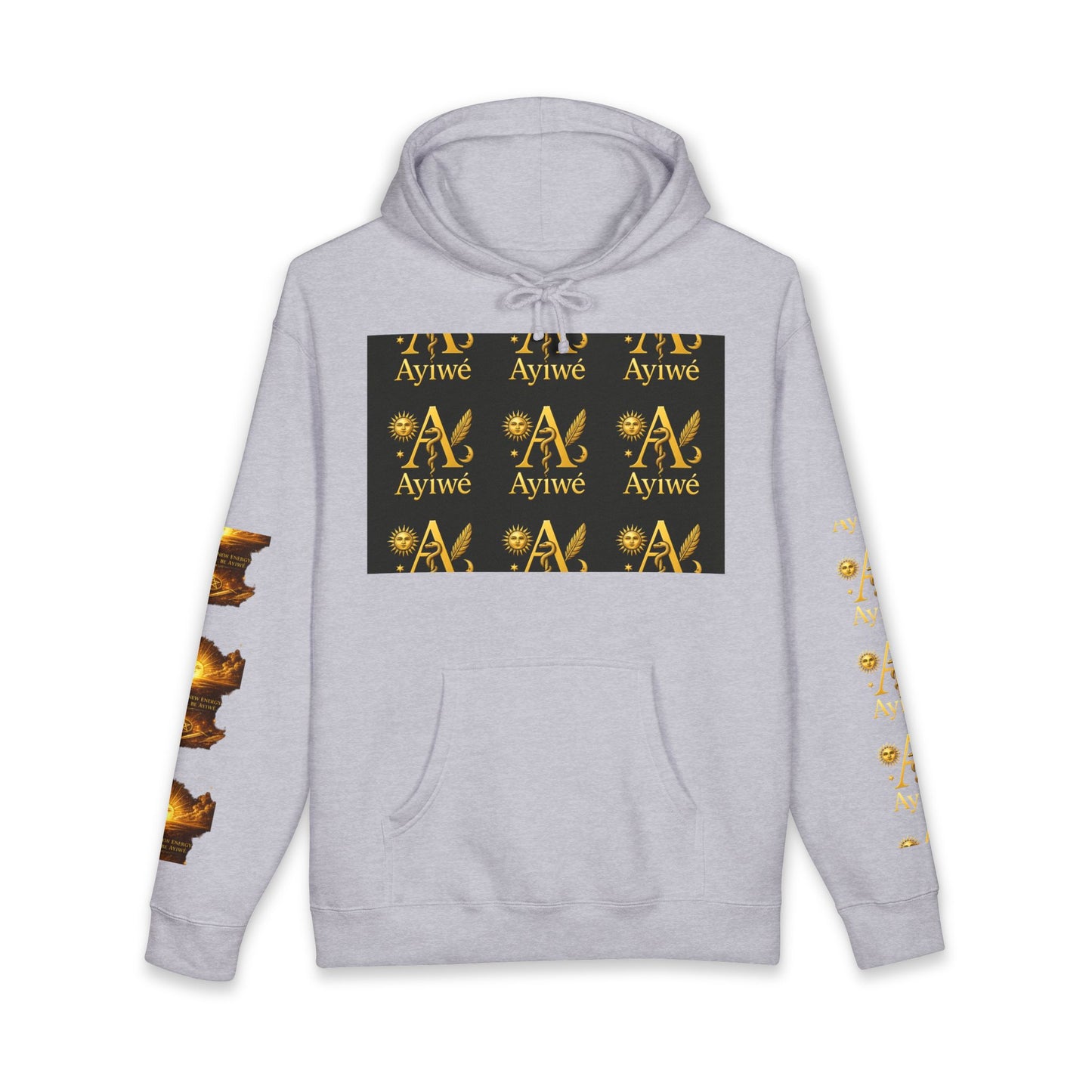 OneSun-Unisex Heavyweight Hooded Sweatshirt. Powered by AyiWe F&S